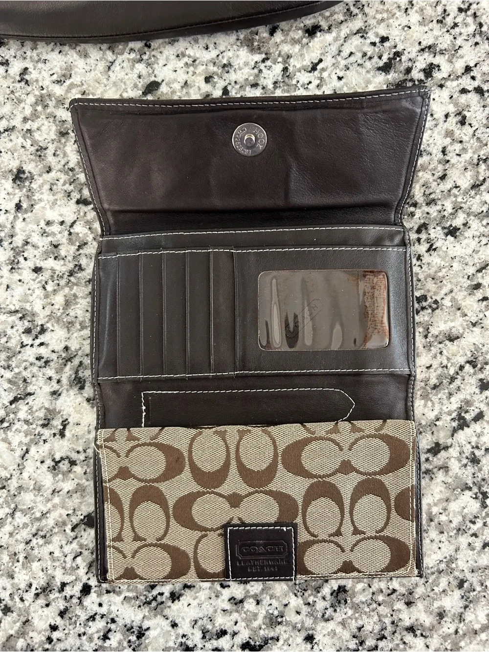 Coach Signature Soho Hobo Purse & Matching Wallet Set
